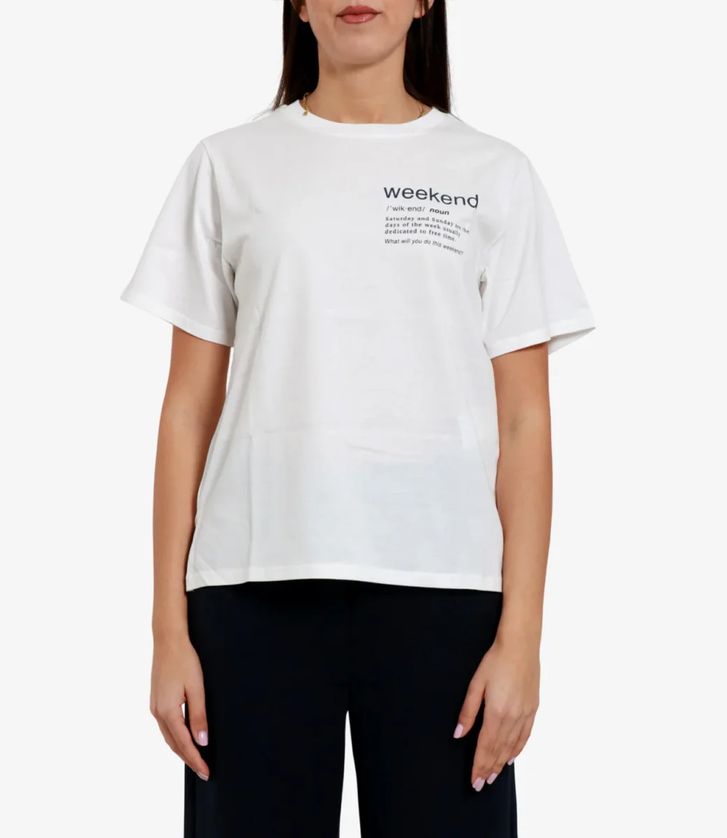 Max Mara Weekend | T-Shirt Wkdtenue Bianco - immagine 3