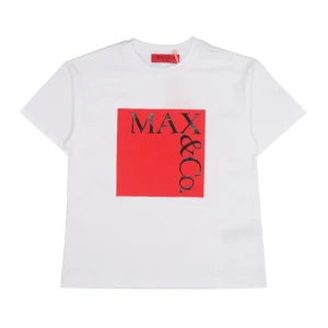 Max&Co Kids | T-Shirt Maxt1F Bianca e Rossa
