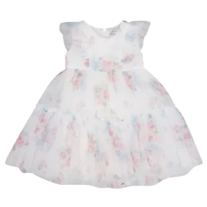 Monnalisa | Abito Bianco Rosa e Celeste