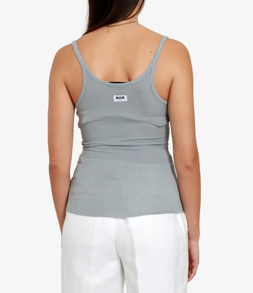 MSGM | Top Grigio - immagine 4