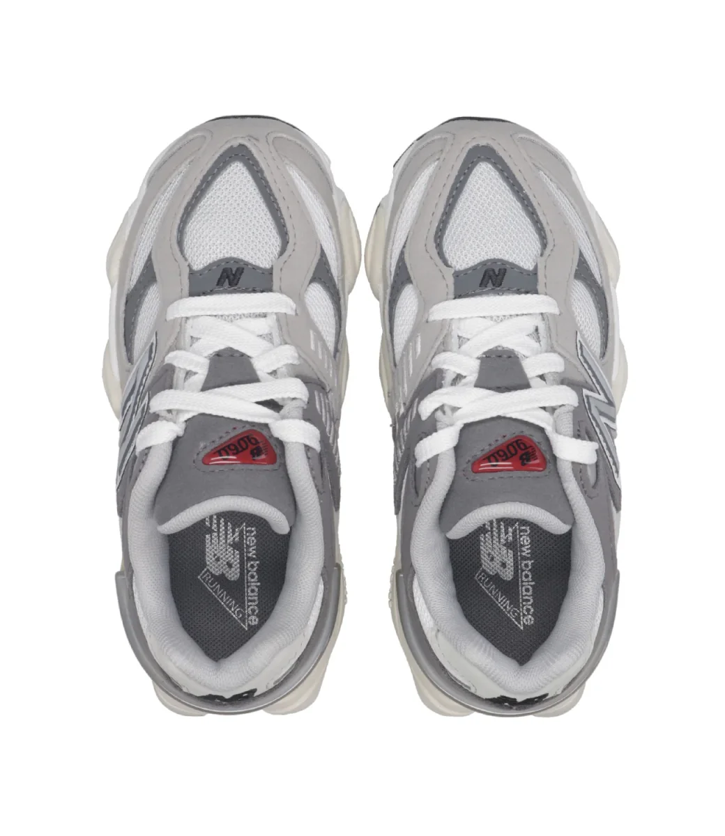 New Balance Kids | Sneakers 9060 Grigio e Bianco - immagine 6