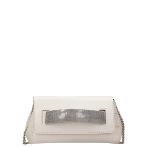 Orciani | Clutch Gossip XS Avorio e Argento
