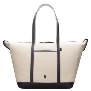 Polo Ralph Lauren | Borsa a Spalla Ecru e Blu Navy