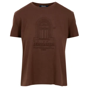 S Max Mara | T-Shirt Smmbella Marrone scuro