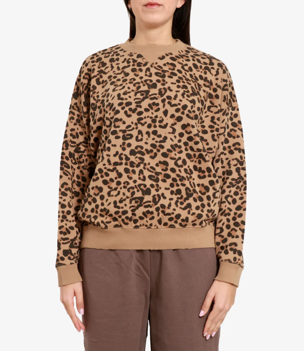 Semicouture | Felpa Deiene Leopardo - immagine 3