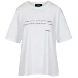 Sportmax | T-Shirt Spdquiete Bianco ottico