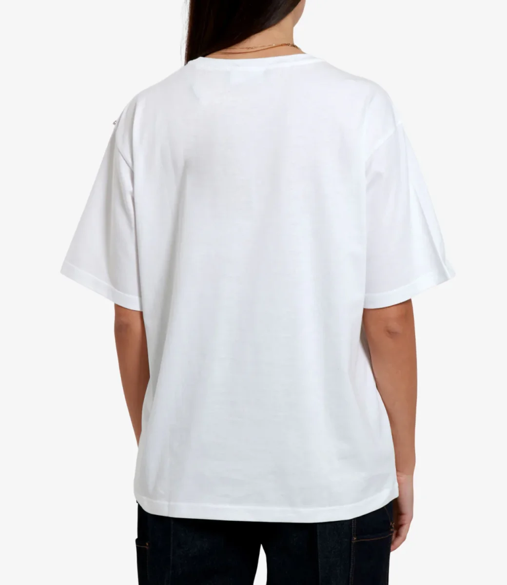 Sportmax | T-Shirt Spdquiete Bianco ottico - immagine 4